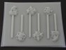 269sp Ocean Princess Friends Chocolate or Hard Candy Lollipop Mold